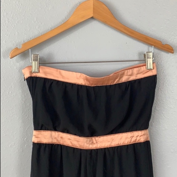 Beautiful satin pink and black jumpsuit - Picture 2 of 5